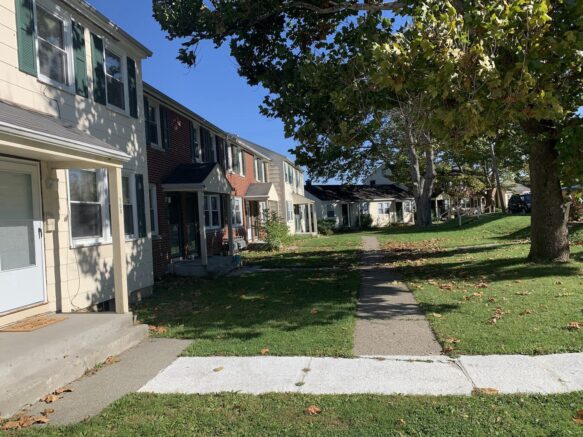 Lakeside Townhouse Sidewalk View